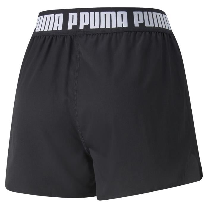 Short de Sport PUMA Femme Noir Respirant Non Imperméable