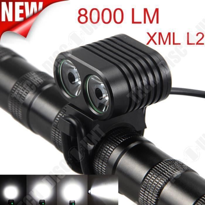 LED Eclairage de Velo Eclairage de Vélo Avant LED VTT Vélo tout terrain Vélo Cyclisme