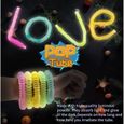 Mini tubes de pop jouets sensoriels lumineux tube pop lumineux multicolore tuyau extensible éducatif pour enfants outils sens 122-2