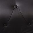 Canapé d'angle Chesterfield VIDAXL - 5 places - Cuir synthétique Noir - Élégance et confort-2