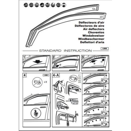 306 3 portes 93-/>97 Peugeot Déflecteurs d/'air G3 pour