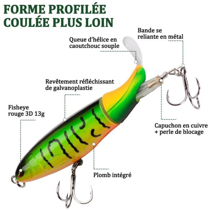 YAZHIDA Kit De Pêche à La Mouche – Leurres Pour Truite, Rivière Et Lac