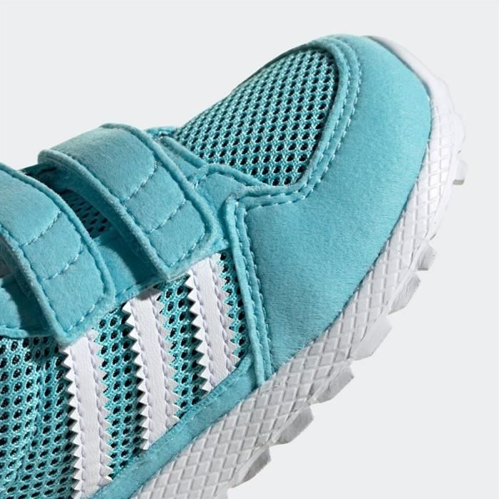 Baskets Adidas Forest Grove bleu turquoise scratch pour enfants