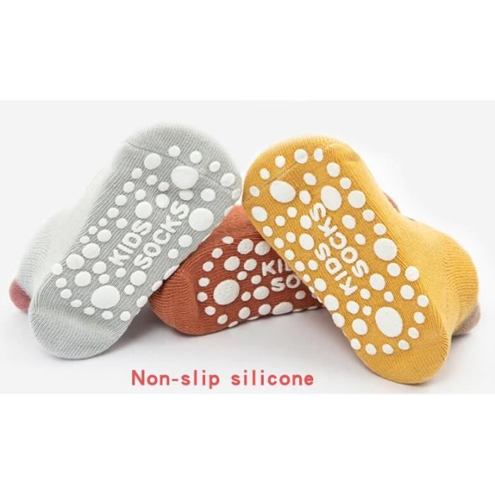 EWERS 1 Paire De Chaussettes Antidérapantes Avec Semelle En Caoutchouc Pour Garçon - Fabriquées En Allemagne, Encre, 21-22