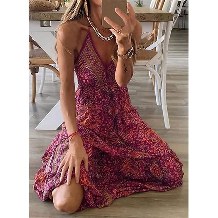 Robe longue été bretelles 2025