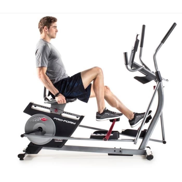 Velo elliptique hybrid PROFORM Hybrid Trainer XT Regulier Fitness Mixte Cdiscount Sport