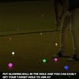 Balles Golf Lumineuses, 6pcs Balles d'Entraînement Golf, Balle Golf à LED pour l'Entraînement Nuit avec Tirs à Longue Portée-3