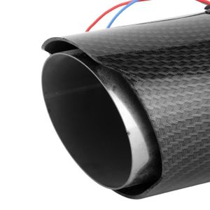 Embout de tuyau d'échappement universel pour voiture, texture