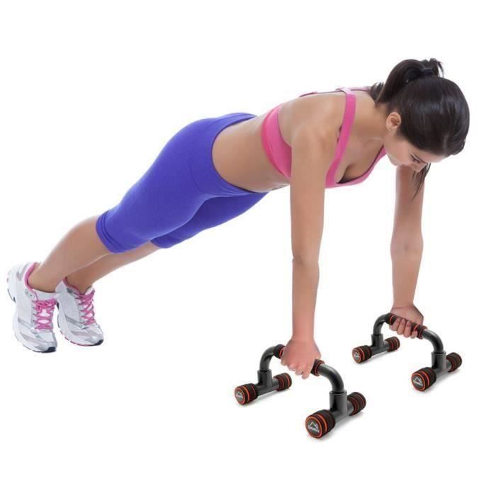 Barre De Pompes Klapp - Support T Polypropylène - Musculation Fitness