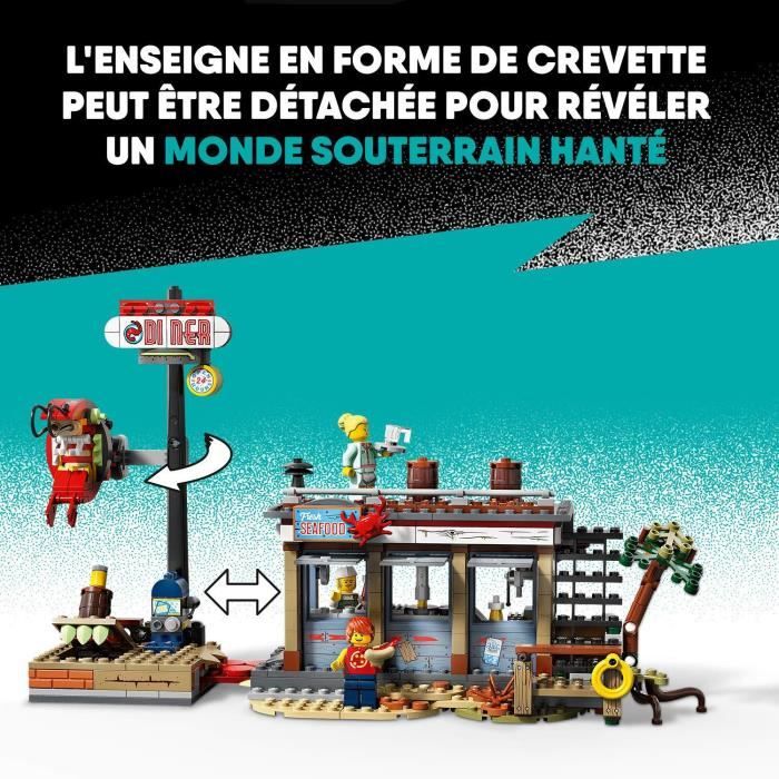 LEGO-Le Restaurant Hanté Hidden Side Garçon et Fille 8 Ans et Plus Jeu de  Construction Interactif de Chasse aux Fantômes Réalité - Cdiscount Jeux -  Jouets
