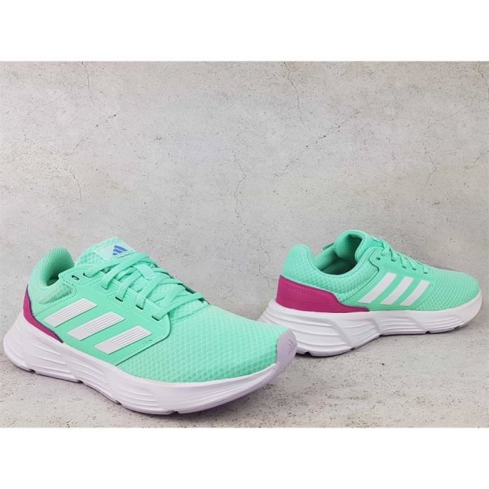 Chaussures de Running ADIDAS Galaxy 6 Vert pour Femme Adulte Cdiscount Sport