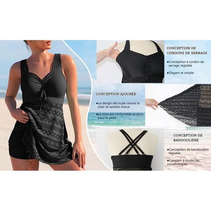 Hanna Nikole Grote Maat Tankini Sets voor Vrouwen Twee-Delige Badpakken met Trekkoord Sleutelgat Zwemkleding met Zwemshorts Buikcontrole Badmode Bescheiden Zwemkleding Badpakken, 20 Plus Hanna Nikole Grote Maat Tankini Sets voor Vrouwen Twee-Delige Badpakken met Trekkoord Sleutelgat Zwemkleding met Zwemshorts Buikcontrole Badmode Bescheiden Zwemkleding Badpakken, 20 Plus