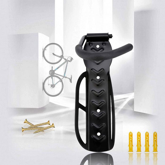 Support Mural Vélo GEPCO – Crochet Pliable En Acier, Fixation Facile Pour Bicyclette
