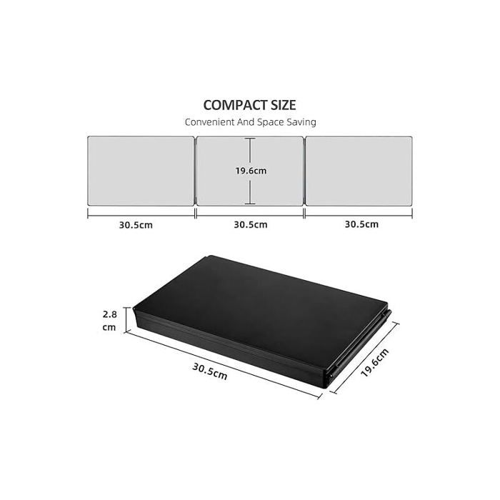 Miroir 360° Avec LED Xespis - 3 Faces, Loupe X10, Réglable Hauteur, Cape Coiffeur - Blanc Portable Miroir Loupe X10 Miroir 360° Avec LED Xespis - 3 Faces, Loupe X10, Réglable Hauteur, Cape Coiffeur - Blanc Portable Miroir Loupe X10