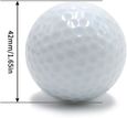 Balles Golf Lumineuses, 6pcs Balles d'Entraînement Golf, Balle Golf à LED pour l'Entraînement Nuit avec Tirs à Longue Portée-5