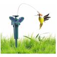 Colibri Solaire Volant - Jouet à énergie solaire - Colibri Flottant pour Jardin, Cour - Blanc-0