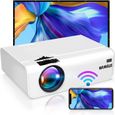 WIMIUS K2 Videoprojecteur Bluetooth 5.0, 1080p Full HD 6500 4K Mini Projecteur Portable Pour Smartphone PC TV Stick Chromecast PS5-0