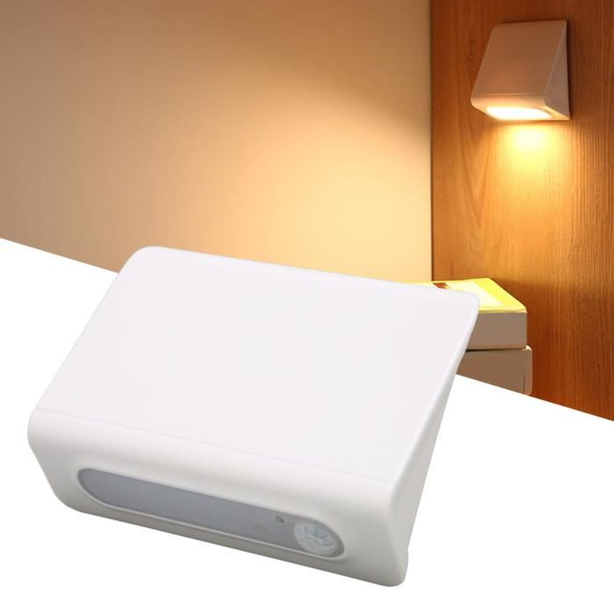 2635-014 Veilleuse À Capteur Led *Milo* Avec Détecteur De Mouvement Et