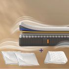 EMMA | Pack Matelas Hybride II Plus 160x200 + Oreiller Nuage + Couette Légère | Mémoire de Forme + Ressorts | Housse Plus