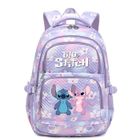 IHABOR Sac a Dos Fille Sac Ecole Fille Stitch, Respirant Cartable Primaire Fille de 6 à 10 ans, Imperméable Sacs Scolaires pour Enfants