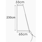 Housse de protection - ROYAL GARDINEER - pour mobilier de jardin - étanche - résistant - 230x65x33cm