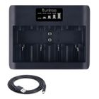 Chargeur Universel - UNIROSS - Ecran LCD - 1 à 4 piles Ni-MH - Protection contre courts circuits - Rechargeable