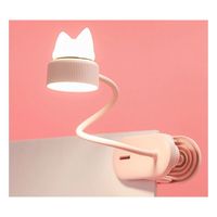 Lampe de lecture LED à pince Flexible, lampe de lecture avec veilleuse
