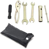 Kit de Moto Compact Set Jeu de Pinces de Tournevis Tool Kit D'outils de Réparation de Moto 6 Pièces Or