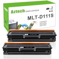 Toners Aztech 2 Pack Compatibile pour Samsung MLT-D111S MLT D111S MLT-D111L Cartouche pour Samsung Xpress SL-M2070W SL-M 1725