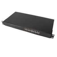 10/100Mbps ports PoE Switch IEEE802.3af Rack19