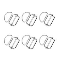 100pcs métal diapositive réglable boucles de rouleau semi-circulaire d boucle anneau pour sac à dos valise  DISQUE D'EMBRAYAGE