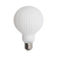 Ampoule Filament LED déco verre opaque G95, culot E27, 1055 Lumens, conso. 10W (equivalence 75W), Blanc chaud