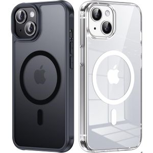 Coque iPhone 15 - Yisica Coque magnétique pour iPhone 15 compatible avec MagSafe, coque