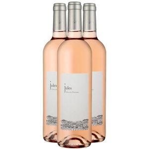 VIN ROSE Côtes de Provence Cuvée Jules Rosé 2022 - Lot de 3