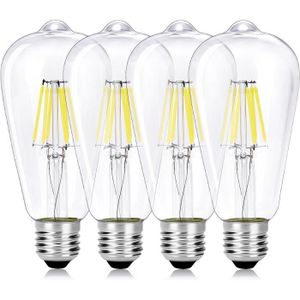 AMPOULE - LED Ampoules - Wedna 6w St64 Ampoule Led E27 Lampe À F