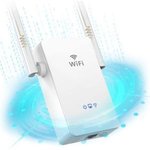 Répéteur WiFi 300Mbps WiFi Extender 2.4GHz sans Fil WiFi Range Extender  Amplificateur WiFi avec Modes Repeteur/AP/WPS Wireless Répéteurs WiFi  Booster
