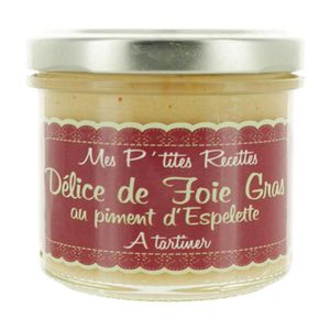 PATÉ FOIE GRAS Délice de foie gras au piment d'Espelette - France