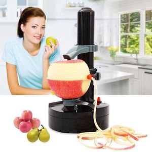  Pèle automatique noir Éplucheur de fruits et légumes en acier inoxydable électrique économe Fruits Pomme Éplucheur de pommes de terre Schneider  