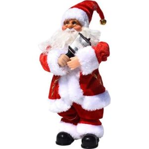 BOULE DE NOËL Décorations De Noël,noël Musical,poupée de Santa é