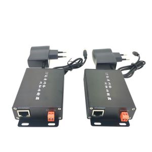 SWITCH - HUB ETHERNET  Switch réseau,1 paire avec adaptateur d'alimentation,prolongateur Ethernet sur paire torsadée,convertisseur 2KM pour [C725123431]