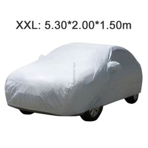 BÂCHE DE PROTECTION 2xl - Housse de voiture anti-poussière, pour berline, remorque, camping-Car, pare-brise de voiture, couvertur