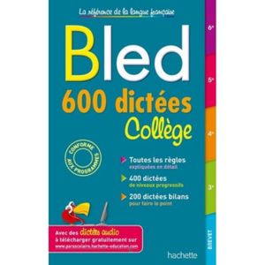 Cahiers Bled Dictées 6E 