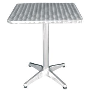 TABLE DE JARDIN  Table de bistro carrée Métal 600 mm - Bolero