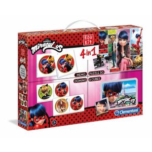 Disney - Malette Multi Jeux - 4 Activités - Memo Puzzle Cubes Dominos