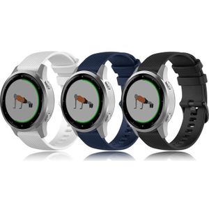 BRACELET MONTRE CONNEC. Bracelets 18mm pour Garmin Vivoactive 4S/Vivomove 