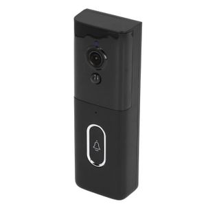 SONNETTE - CARILLON Omabeta caméra de sonnette Sonnette vidéo intelligente Micro USB 2.4GHZ WiFi 155 ° conversation bidirectionnelle photo camescope