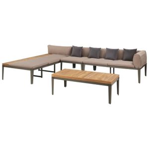 Salon Bas De Jardin Bois Achat Vente Salon Bas De Jardin Bois