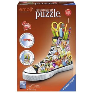 PUZZLE Puzzle 3D Sneaker Emoji - Ravensburger - 108 pièce