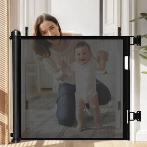 A3 Baby & Kids Barriere de securite retractable Rolygate Blanc