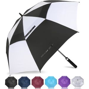 PARAPLUIE Grand Parapluie De Golf Xl - Parapluies De Golf Grande Taille 2-3 Personnes Anti Tempete - Extra Large Automatique Umbrella G[W4133]